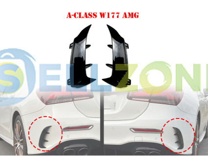 Δύο τύποι πρόσθετης αεροτομής πίσω προφυλακτήρα για Mercedes AMG A W177 - DMa04 DMa05